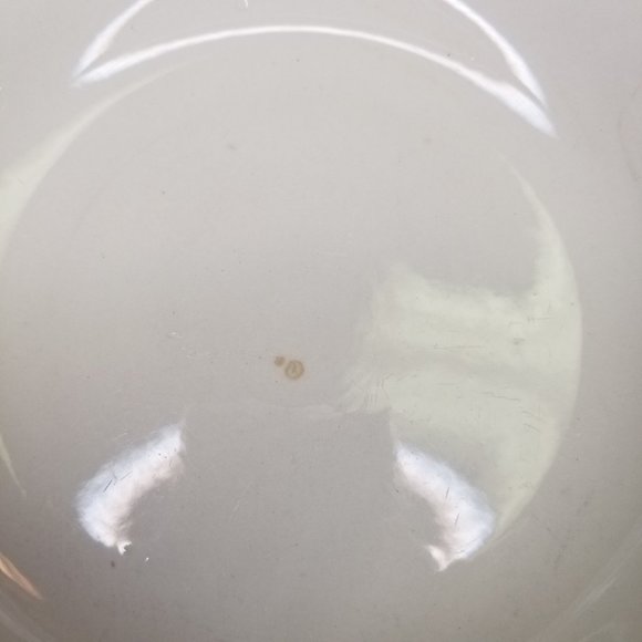 1982 Myott Meakin 8" Vegetable Serving Bowl Off White Swirled Rim Pattern MYM8 - Picture 4 of 9